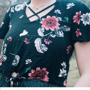 Flower flowy shirt/top/blouse